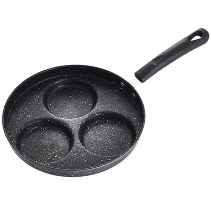 Mini sartén para huevos de 10 pulgadas de acero inoxidable, utensilios de cocina, antiadherente, para desayuno, multifuncional, fácil de limpiar H