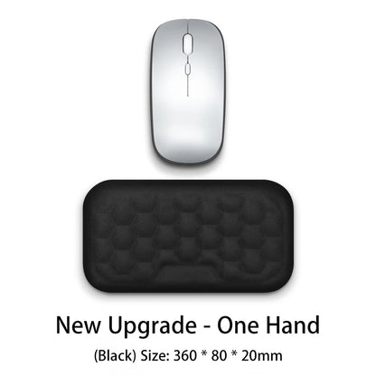 Reposamuñecas ergonómico para teclado y ratón, para oficina, para proteger y relajar la muñeca, con espuma viscoelástica, para ordenador y portátil