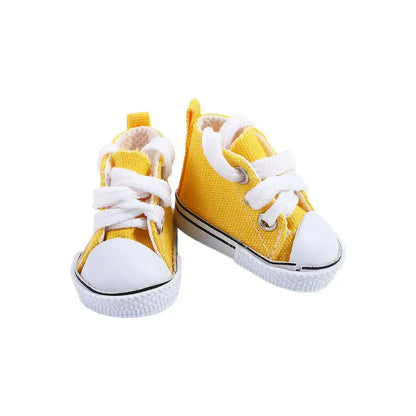 Accesorios para muñecas, juguete para niña, zapatos para muñecas 1/6, zapatillas para muñecas de 5 cm, zapatos para muñecas, zapatos de lona para muñecas, zapatos para muñecas BJD.