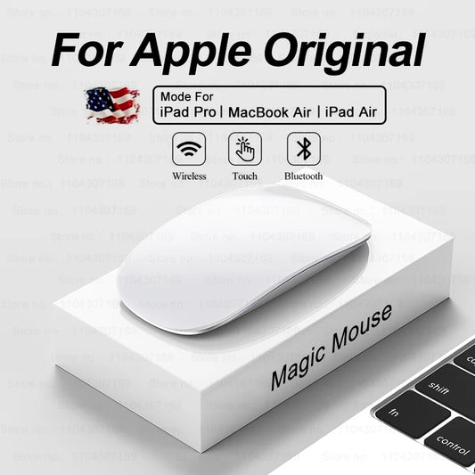Ratón inalámbrico multitáctil original de Apple para Surface Magic Mouse, MacBook Pro, Air, minicomputadora portátil, tableta, iPad, Bluetooth 5.0.