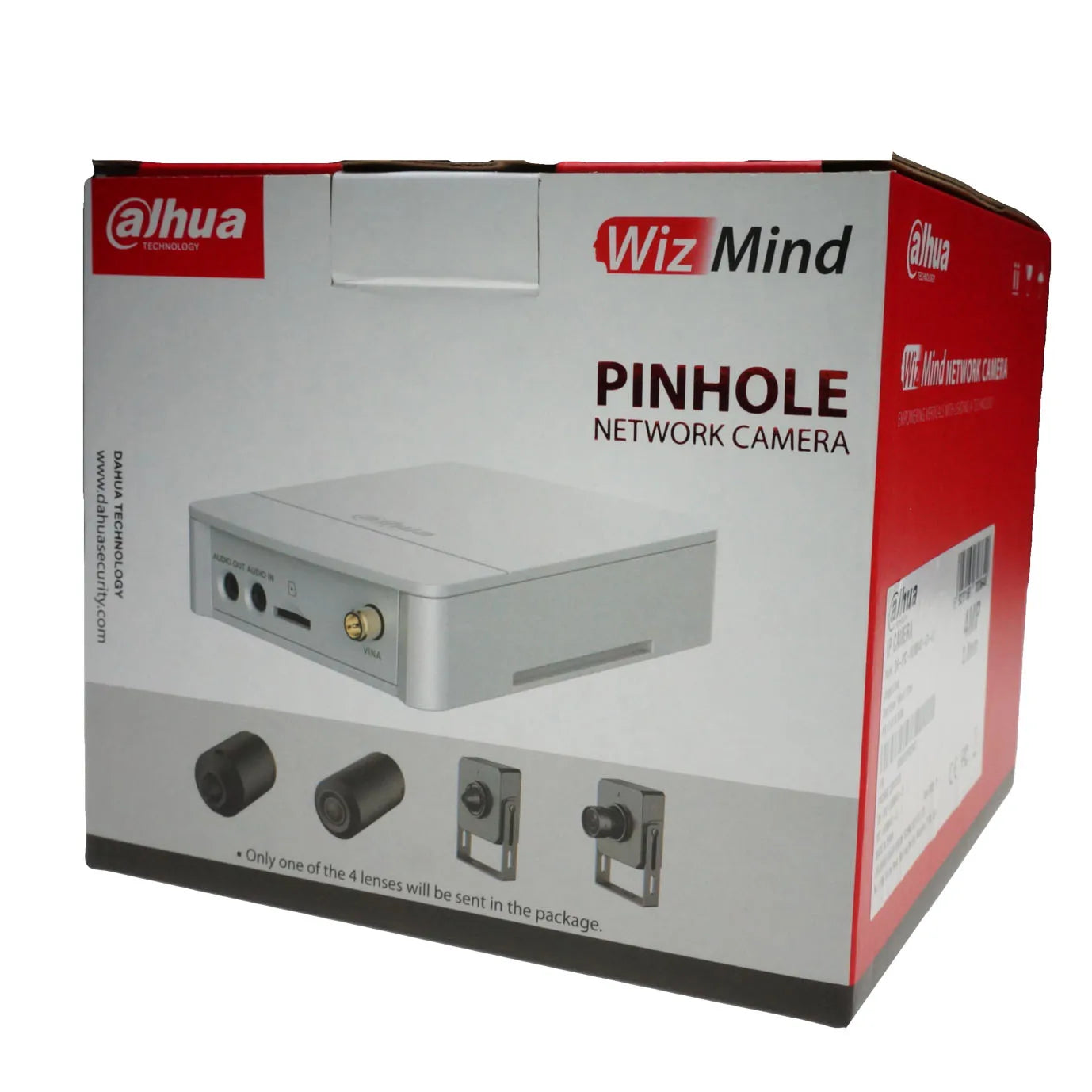 Kit de cámara de red oculta WizMind Dahua Original International Version IPC-HUM8441-E1-L1/L3/L4/L5 de 4 MP