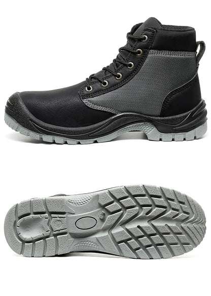 Los zapatos de seguridad para hombre son zapatos de trabajo resistentes a impactos, perforaciones, antiestáticos, antideslizantes, resistentes al desgaste y a las salpicaduras.