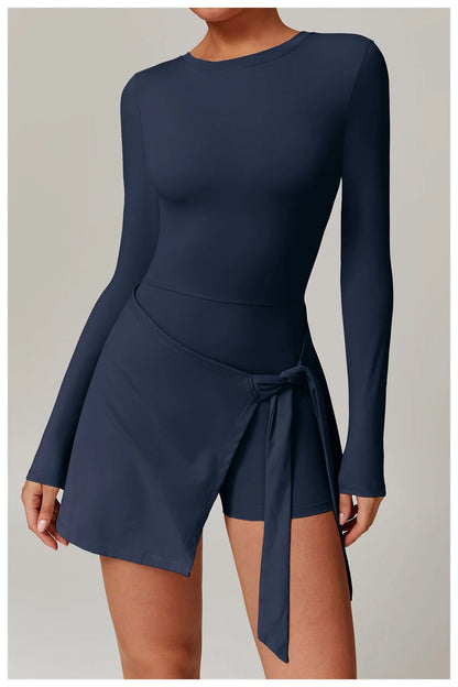 Conjunto de gimnasio de manga larga, mono deportivo corto sin mangas para mujer, ropa de yoga, monos de entrenamiento de una pieza para mujer, monos de recreación