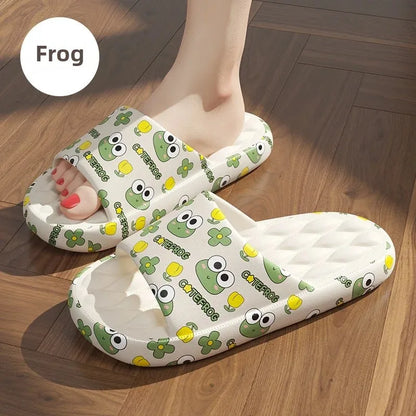 Zapatillas de gran tamaño para uso doméstico, sandalias de verano con suela suave y frescas, antideslizantes para baño, para mujer, para uso al aire libre, cómodas para hombre y mujer.