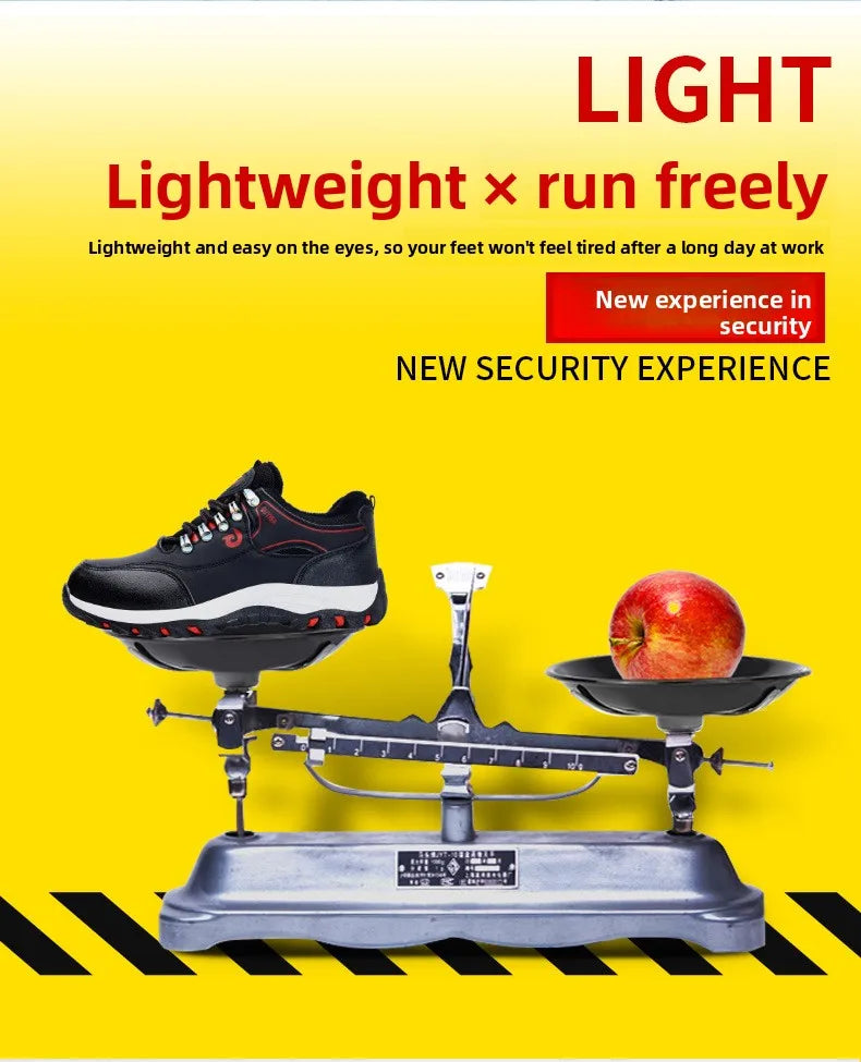 Zapatos de trabajo con forro polar para hombre y mujer, con puntera de acero, resistentes a perforaciones, acolchados y cálidos. Calzado de trabajo protector para mujer y hombre.