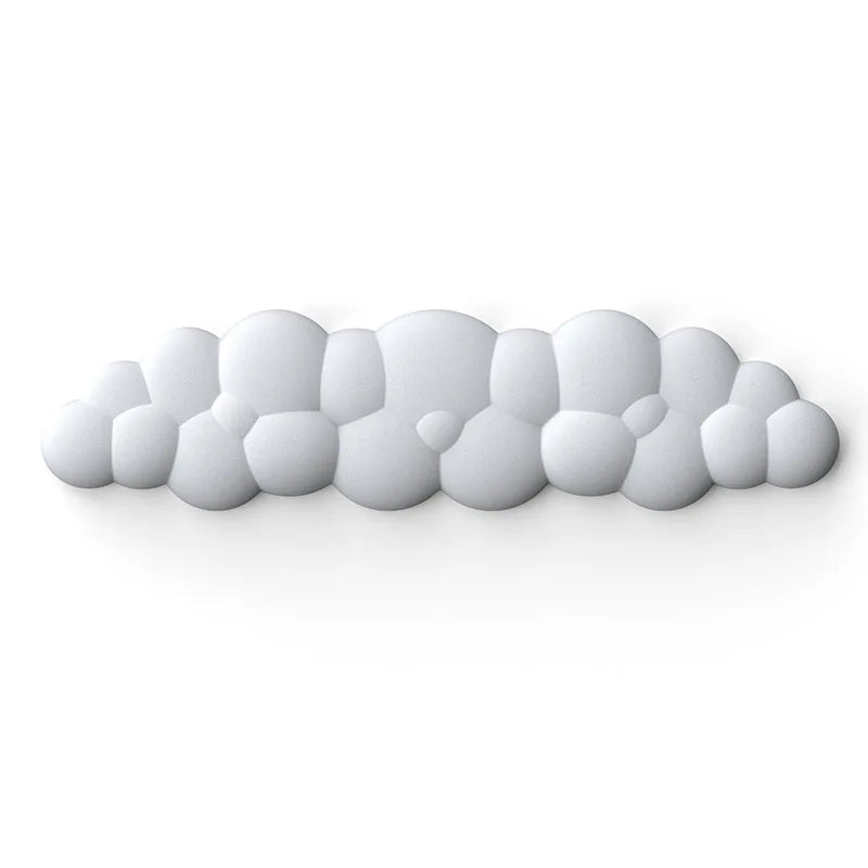 Alfombrilla de ratón con reposamuñecas para teclado, nube, antideslizante, espuma viscoelástica, para escritorio, oficina, gamer, ratón, reposamuñecas