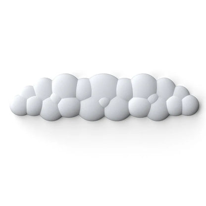Alfombrilla de ratón con reposamuñecas para teclado, nube, antideslizante, espuma viscoelástica, para escritorio, oficina, gamer, ratón, reposamuñecas