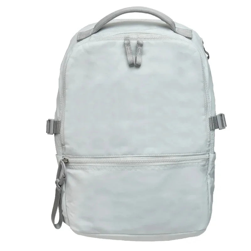 Mochila de viaje para estudiantes de secundaria y preparatoria, multifuncional, con doble hombro, para computadora de negocios, de nailon.