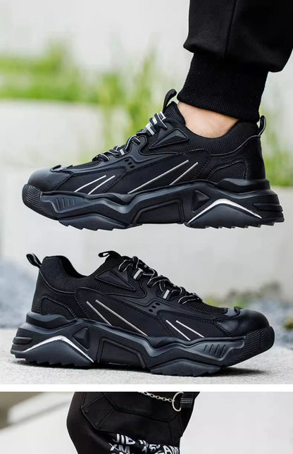 Safety Shoes Lightweight Breathable Steel Toe Anti Smash Puncture Proof Kevlar Soft Sole Insulated Work Sneakers for Men Women