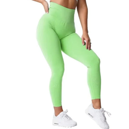 Nuevas mallas deportivas sin costuras con estampado moteado de contorno para mujer, suaves, para entrenamiento, fitness, yoga, cintura alta, ropa de gimnasio.