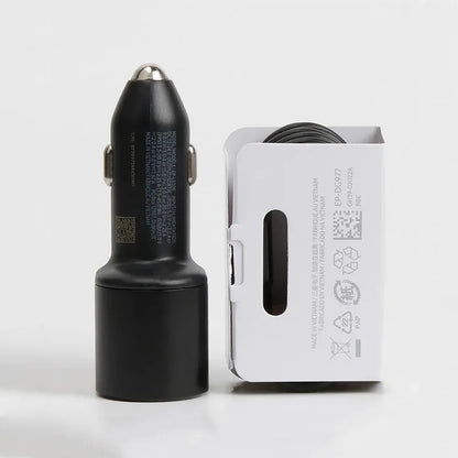 Cargador de coche original Samsung de 45 W, tipo C PD, carga rápida, Samsung S25, S24, S23 Ultra Plus, S22, S21 FE, A54, A55, Z Flip, Z Fold 7, 6, 5, 4