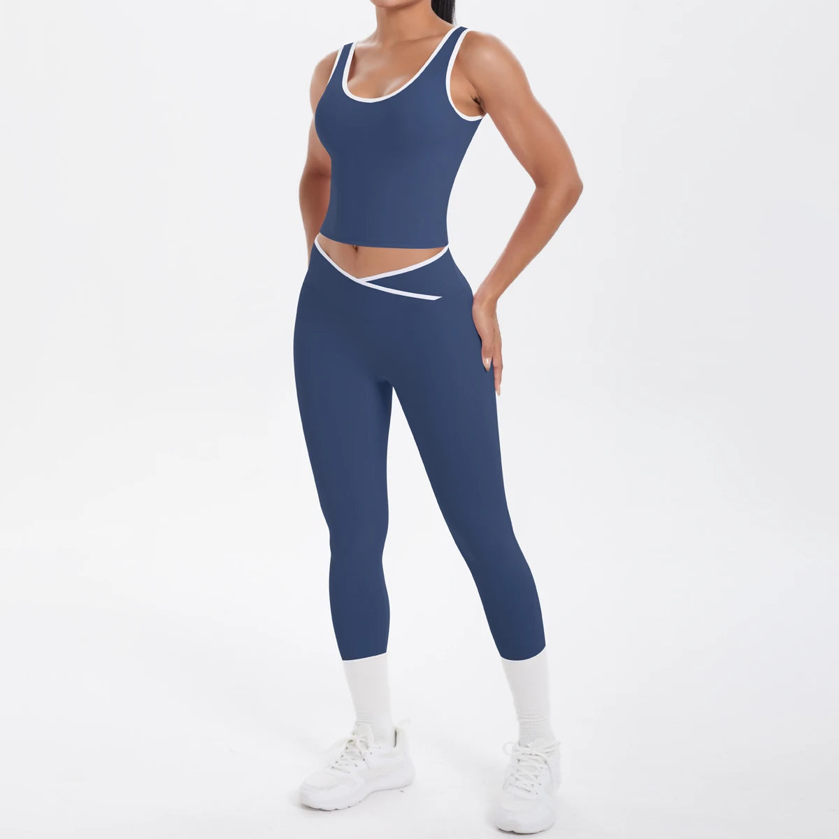 Conjunto de 2 piezas de pantalones de yoga con espalda descubierta y leggings para correr, de cintura alta, con estampado de melocotón y glúteos, para fitness y deportes.