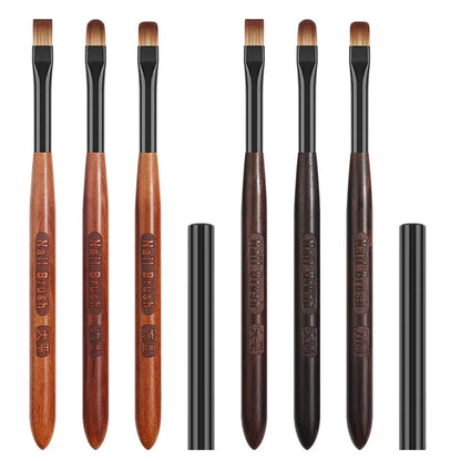 Lápiz de fototerapia con pegamento para uñas, pincel de gel UV, pincel acrílico, pinceles profesionales para decoración de uñas, pinceles para pintar y dibujar, herramientas de manicura.