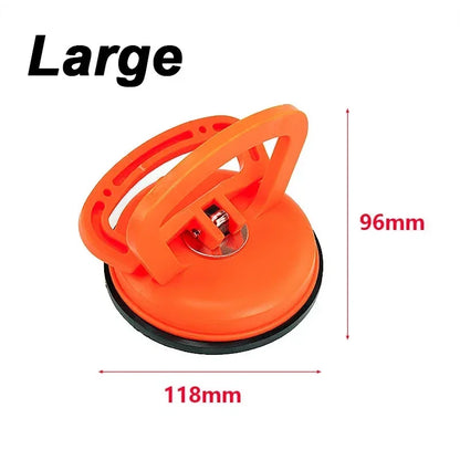 Herramienta de extracción de abolladuras de vidrio para automóvil, extractor de ventosa de 2 pulgadas, color negro y naranja, para reparación de carrocería.