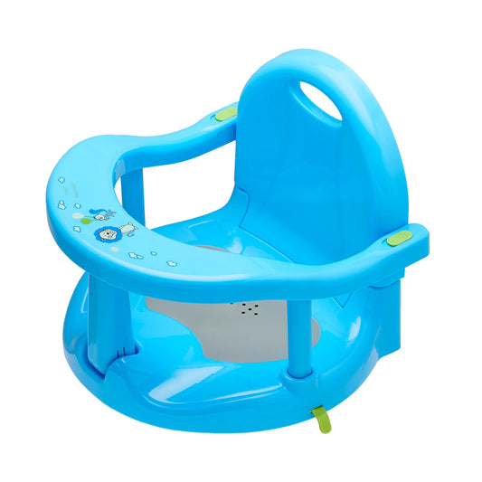 Asiento de baño plegable para bebé, asiento de bañera para bebés y niños pequeños, silla de seguridad para baby shower con ventosas.