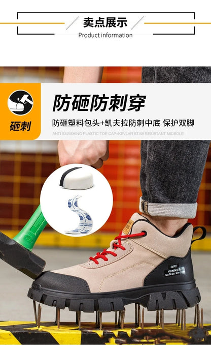 Zapatos de seguridad para electricistas, aislantes de 6 kV, antiaplastamiento y antiperforación, calzado de seguridad para hombres, para obras de construcción, zapatos de algodón.