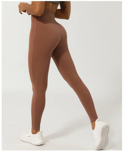 Women Sport Fitness Leggings High Waist Tights Elastic Sexy Yoga Pants Training Running Gym Quick Dry Breathable Leggings Female