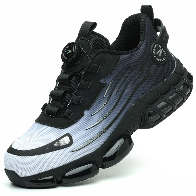 Work Safety Shoes Men Women Steel Toe Sneakers Air Cushion Indestructible Security Protection Safety Boots Size 47 48 Footwear