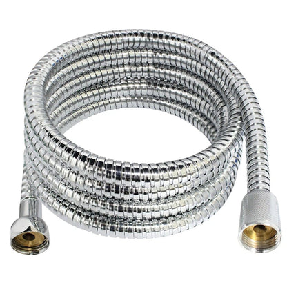 Manguera de ducha flexible de acero inoxidable, larga, para baño, extensión de manguera de agua, tubería de plomería, tubo de tracción, accesorios de baño