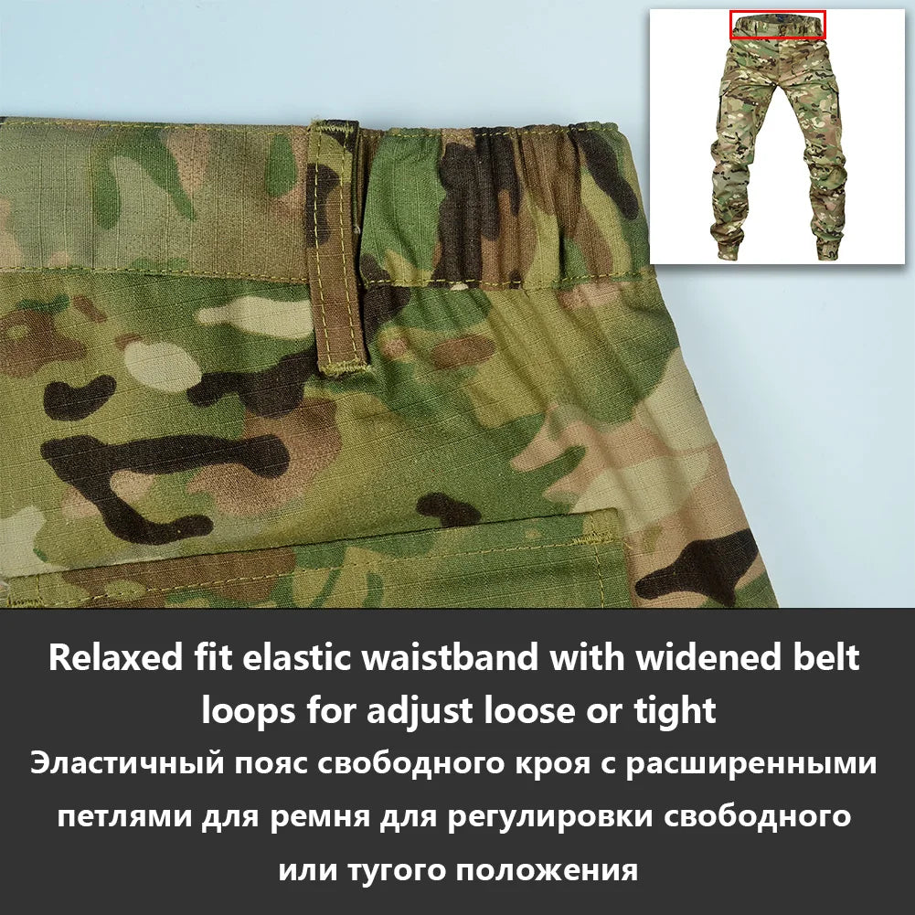 Pantalones de chándal tácticos Mege con camuflaje para exteriores, pantalones cargo antidesgarro, ropa de trabajo, pantalones de senderismo, ropa de calle para hombre
