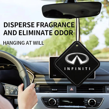 Ambientador para coche, perfume para interior de coche, colgante para espejo retrovisor con logotipo de Infiniti Q50, Q70, QX70, FX35, Q30, G37, QX60 y G35, accesorios.
