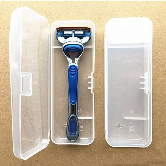 Elegante y duradera caja de almacenamiento para afeitadoras de hombre, fácil de transportar y mantener limpia, y mantiene su afeitadora bien organizada.