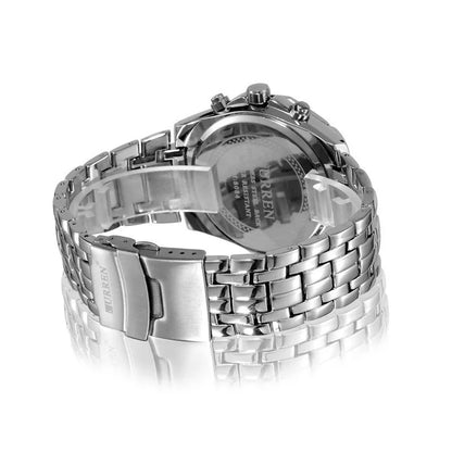 CURREN - Reloj deportivo militar de lujo para hombre, de cuarzo, de acero completo, resistente al agua, para negocios, masculino