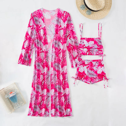 Trajes de baño de verano, conjuntos de tankini para mujer, traje de baño de tres piezas con efecto push up para playa, trajes de baño para piscina, traje de baño para mujer