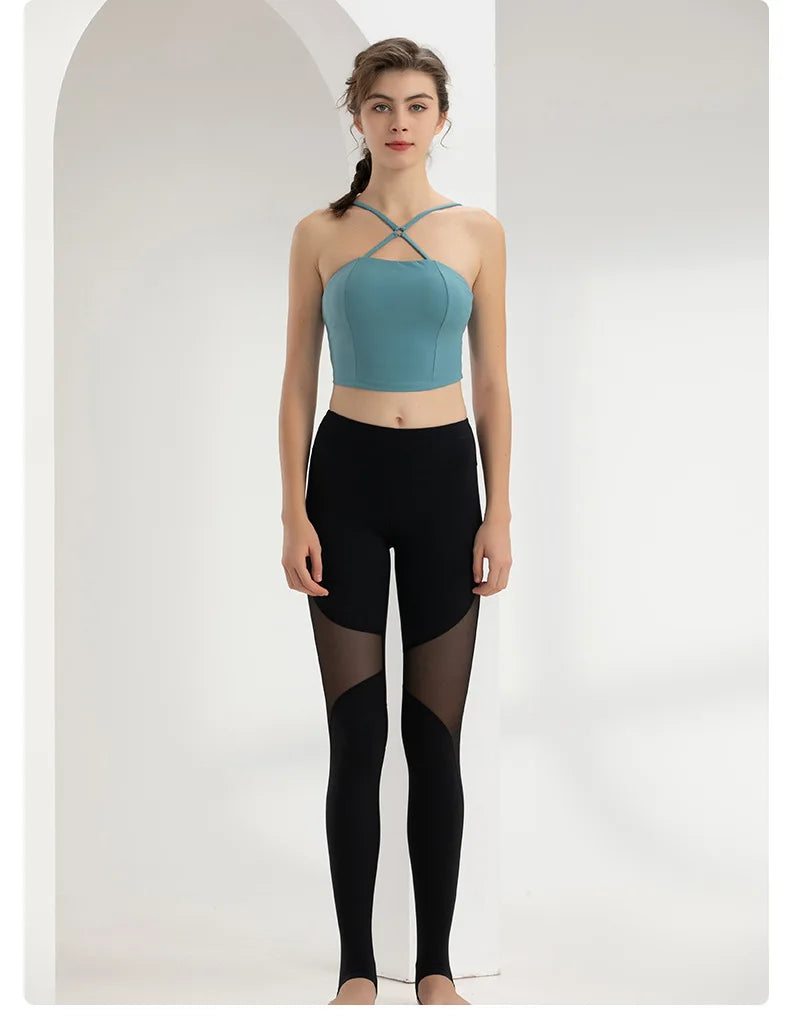 Mallas de Yoga para Mujer con Parches de Malla, Cintura Alta, Pantalones de Gimnasio, Secado Rápido, Ropa Deportiva para Correr y Entrenamiento, Leggings Deportivos para Mujer