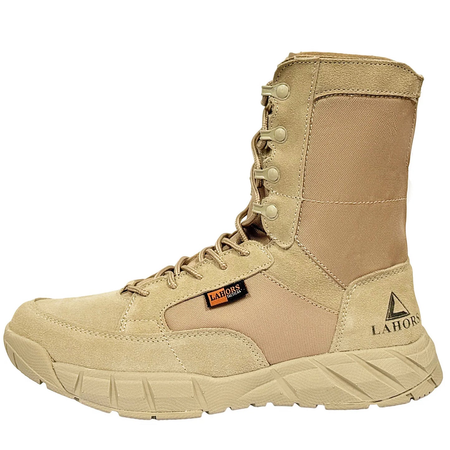 Botas tácticas ligeras originales LAHORS para hombre con cremallera, ideales para entrenamiento de combate, cordones, impermeables, transpirables y aptas para senderismo y actividades al aire libre.