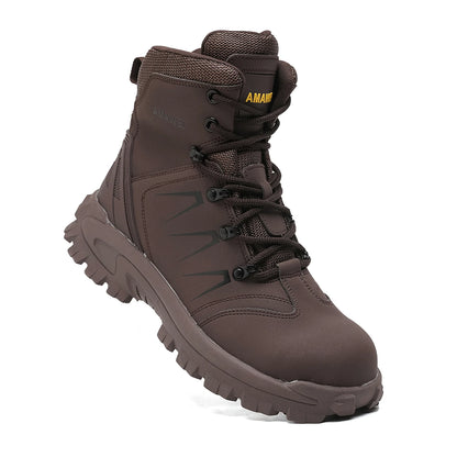 Zapatos de seguridad para el trabajo para hombres, zapatillas ligeras de trabajo protectoras, zapatos ligeros, zapatos transpirables, zapatos de trabajo antiperforación.