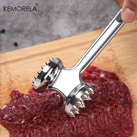 KEMORELA - Ablandador de carne de alta calidad, herramientas para carne, filete, res, pollo, martillo, mazo de metal de aluminio, herramientas de cocina