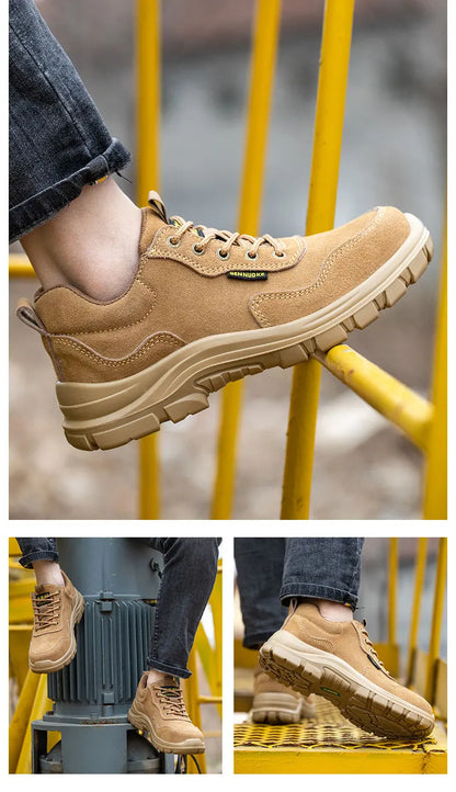 Safety Shoes Man for Work Man's Safety Working Shoes Working Lightweight Work Wear   Industrial Security-Protection