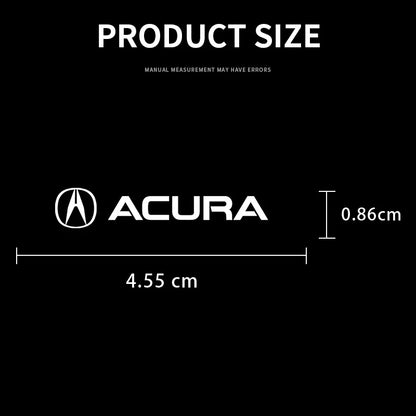 Pegatinas para el interior del coche, calcomanías de control central, emblema, insignia, estilo de coche para Acura RDX, Integra, TLX, CDX, MDX, RDX, ZDX, accesorios para coche.