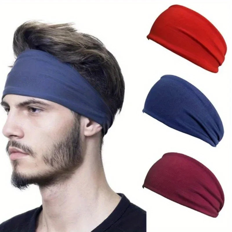 2 diademas deportivas a prueba de sudor, de secado rápido, transpirables y que absorben el sudor, esenciales para correr y hacer fitness y yoga.