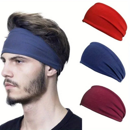 2 diademas deportivas a prueba de sudor, de secado rápido, transpirables y que absorben el sudor, esenciales para correr y hacer fitness y yoga.