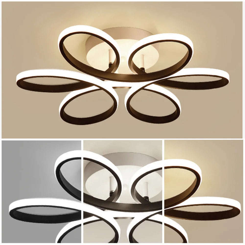 Lámpara de techo LED de estilo moderno para pasillo, balcón, dormitorio, sala de estar, hogar, iluminación interior, comedor, oficina, lustre