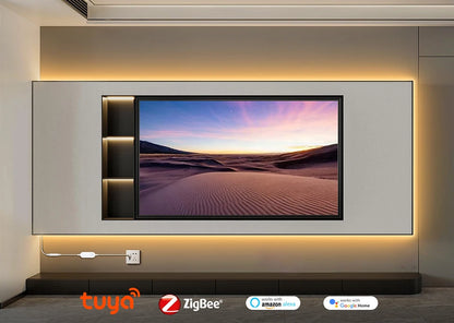 Tira LED COB inteligente ZigBee 3.0 Wifi Tuya de 5V con luz USB, cinta LED neón con regulador de intensidad, controlador LED compatible con Alexa, lámpara de armario, decoración