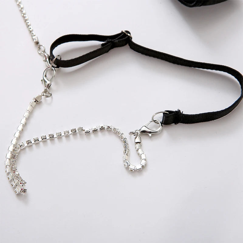 Conjunto de lencería sexy de 3 piezas con sujetador y tanga con lazo para mujer, conjunto de lencería sexy con ligas y perspectiva recortada.