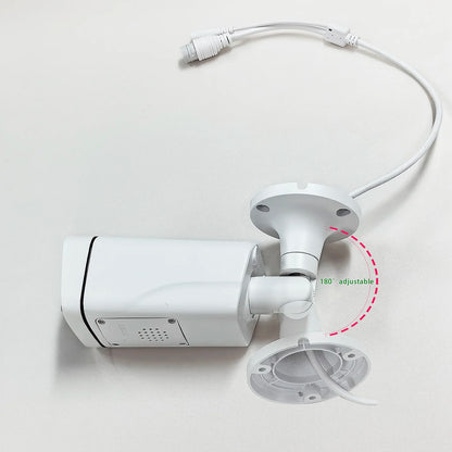 Cámara IP 4K 8MP WIFI con zoom 15x, seguimiento, PoE, protocolo RTMP Hikvision, tarjeta SD/TF de 512 GB, infrarrojos de 30 m, visión nocturna a color de 20 m