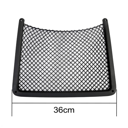 Accesorios interiores de coche para Audi A4, B8, A5, Q3, A3, A6, C7, Q5, B9, Q7, organizador de red para el respaldo del asiento trasero, bolsillo de almacenamiento de malla