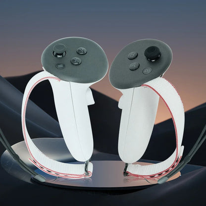 Conjunto de accesorios para gafas de realidad virtual, tapa de batería, correas activas ajustables, paño para lentes, tapas de joystick para agarres de control de realidad virtual Meta Quest 3