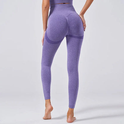 Conjunto deportivo para mujer, top deportivo, leggings de yoga, sujetador deportivo, leggings sin costuras para realce de glúteos.