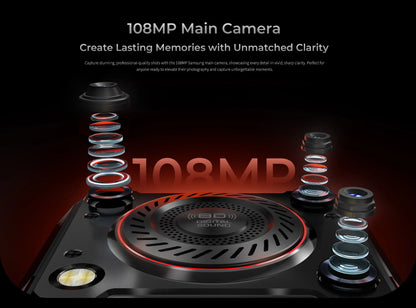 【NUEVO】OUKITEL WP56 Teléfono resistente, batería de 16000 mAh, carga de 45 W, 36 GB + 512 GB, pantalla FHD de 6.8" a 120 Hz, procesador MTK7050, cámara de 32 MP + 108 MP, Android 15