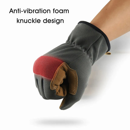 Guantes de trabajo ligeros multiusos de alto rendimiento para hombres y mujeres, transpirables y de alta destreza, pantalla táctil, excelente agarre.