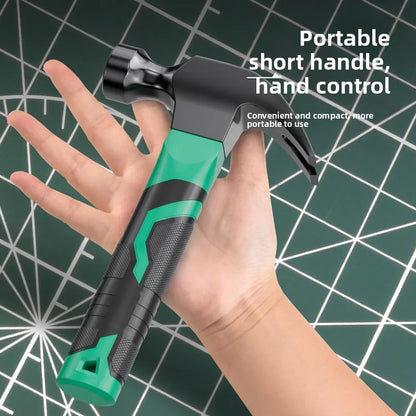 Martillo de croissant, martillo de herrajes, martillo de clavos, martillo pequeño integrado multifuncional para carpintería doméstica.