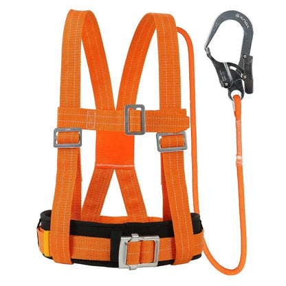 Cinturón de seguridad ajustable para trabajos aéreos, limpieza de paredes externas, rescate, cuerda de seguridad, arnés de seguridad para escalada al aire libre.