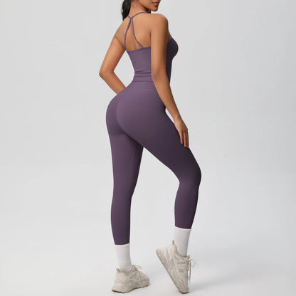 Conjunto de Ropa de Yoga para Mujer, Traje Deportivo, Ropa de Entrenamiento, Chaleco Deportivo sin Mangas, Conjunto de Gimnasio, Mono de Entrenamiento, Ropa Interior Deportiva, Ropa Deportiva