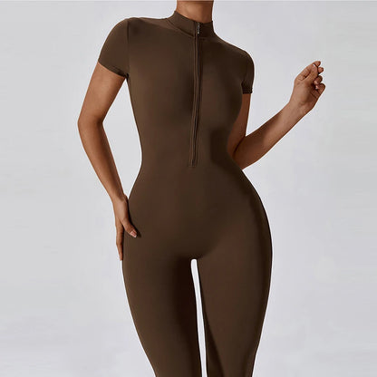 Conjunto de yoga de verano para mujer, ropa deportiva para entrenamiento, mono de gimnasio, mono deportivo siamés para mujer
