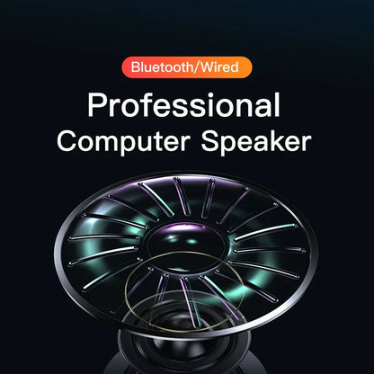 Altavoz para computadora 4D con Bluetooth 5.0, barra de sonido USB, subwoofer estéreo con cable para MacBook, portátil, PC, reproductor de música